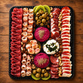 Tabla New York de fiambres, quesos y hummus de remolacha – La Tabla del Este, Punta del Este