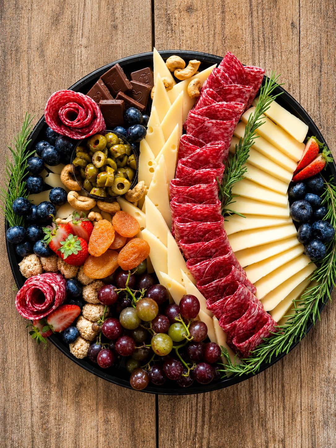 Tabla Toronto con quesos brie y gouda, frutas y chocolate – La Tabla del Este, Punta del Este